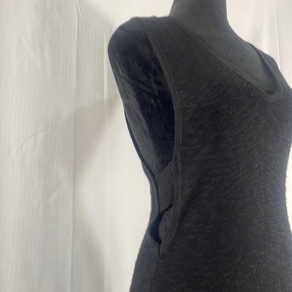 Express Black high low sheer, peek a boo side top, dress,cover, V neck,XS - Picture 4 of 12